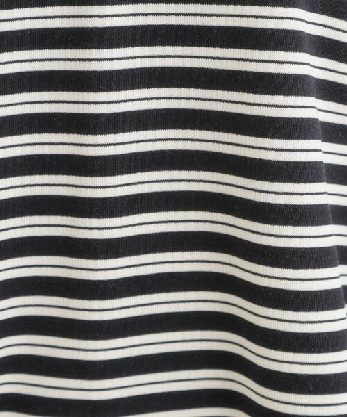 SHOO・LA・RUE / シューラルー カットソー | 【S-LL/洗濯機可】マルチボーダー ミニ裏毛トップス | 詳細4