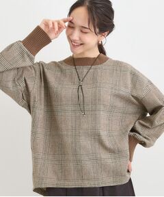 SHOO・LA・RUE / シューラルー カットソー | チェック柄プルオーバー