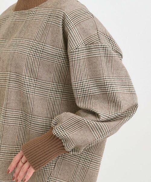 SHOO・LA・RUE / シューラルー カットソー | チェック柄プルオーバー | 詳細13