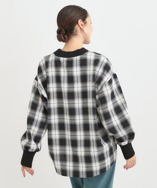 SHOO・LA・RUE / シューラルー カットソー | チェック柄プルオーバー | 詳細2