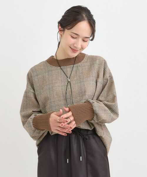 SHOO・LA・RUE / シューラルー カットソー | チェック柄プルオーバー | 詳細5