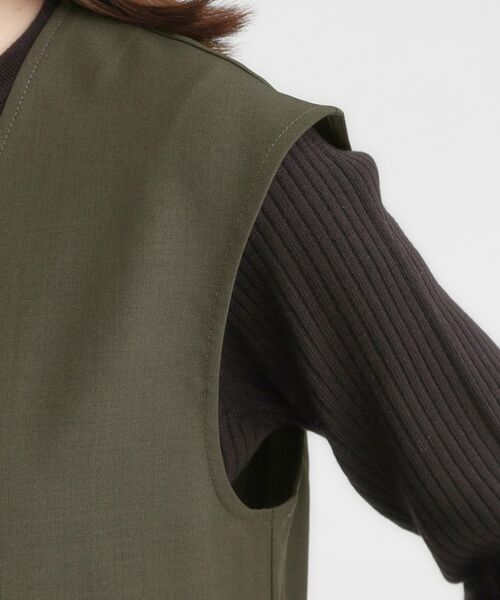 SHOO・LA・RUE / シューラルー ベスト | 美シルエットが大人かわいい 裾バルーンシルエットジレ | 詳細13