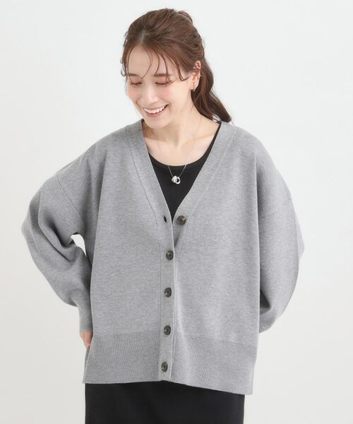 SHOO・LA・RUE / シューラルー カーディガン・ボレロ | 【洗える/毛玉レス】表面がきれいなVネックカーディガン | 詳細1