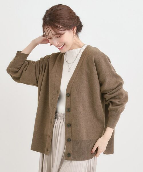 SHOO・LA・RUE / シューラルー カーディガン・ボレロ | 【洗える/毛玉レス】表面がきれいなVネックカーディガン | 詳細9