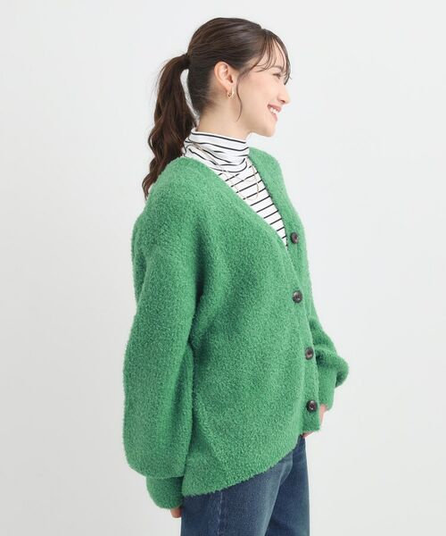 SHOO・LA・RUE / シューラルー カーディガン・ボレロ | 【S-LL】思わず触れたくなる ふわふわ Vネックニットカーディガン | 詳細10