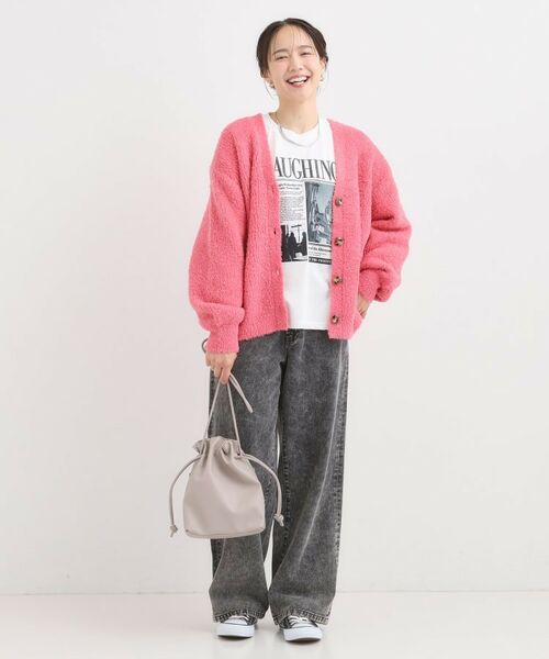 SHOO・LA・RUE / シューラルー カーディガン・ボレロ | 【S-LL】思わず触れたくなる ふわふわ Vネックニットカーディガン | 詳細15