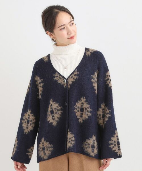 SHOO・LA・RUE / シューラルー カーディガン・ボレロ | 羽織るだけでスタイリングの主役に 起毛柄カーディガン | 詳細1