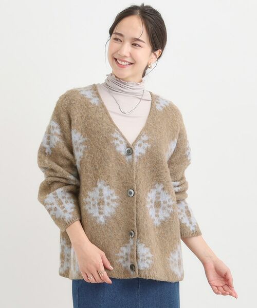 SHOO・LA・RUE / シューラルー カーディガン・ボレロ | 羽織るだけでスタイリングの主役に 起毛柄カーディガン | 詳細13