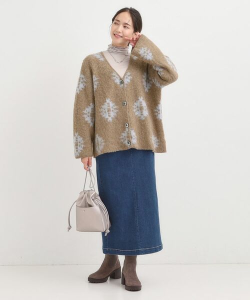 SHOO・LA・RUE / シューラルー カーディガン・ボレロ | 羽織るだけでスタイリングの主役に 起毛柄カーディガン | 詳細15