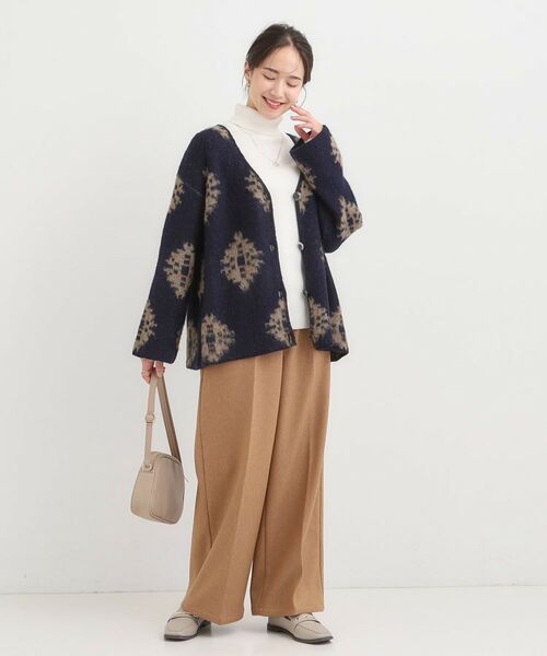 SHOO・LA・RUE / シューラルー カーディガン・ボレロ | 羽織るだけでスタイリングの主役に 起毛柄カーディガン | 詳細3