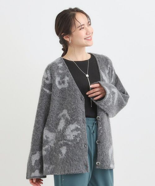 SHOO・LA・RUE / シューラルー カーディガン・ボレロ | 羽織るだけでスタイリングの主役に 起毛柄カーディガン | 詳細6