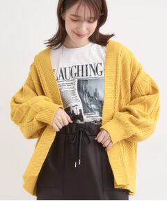 SHOO・LA・RUE / シューラルー カーディガン・ボレロ | 【洗濯機可/S-LL】大人の抜け感 ざっくり編み モールケーブルカーディガン【CIRCRIC】