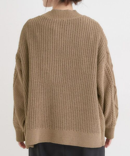 SHOO・LA・RUE / シューラルー カーディガン・ボレロ | 【洗濯機可/S-LL】大人の抜け感 ざっくり編み モールケーブルカーディガン【CIRCRIC】 | 詳細15