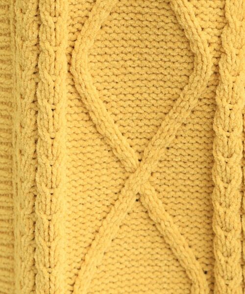 SHOO・LA・RUE / シューラルー カーディガン・ボレロ | 【洗濯機可/S-LL】大人の抜け感 ざっくり編み モールケーブルカーディガン【CIRCRIC】 | 詳細8