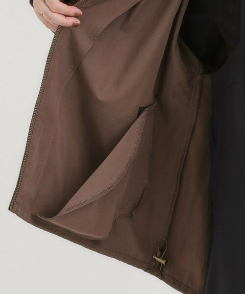 SHOO・LA・RUE / シューラルー レザーブルゾン・ジャケット | ノーカラータックデザインメモリーブルゾン | 詳細20