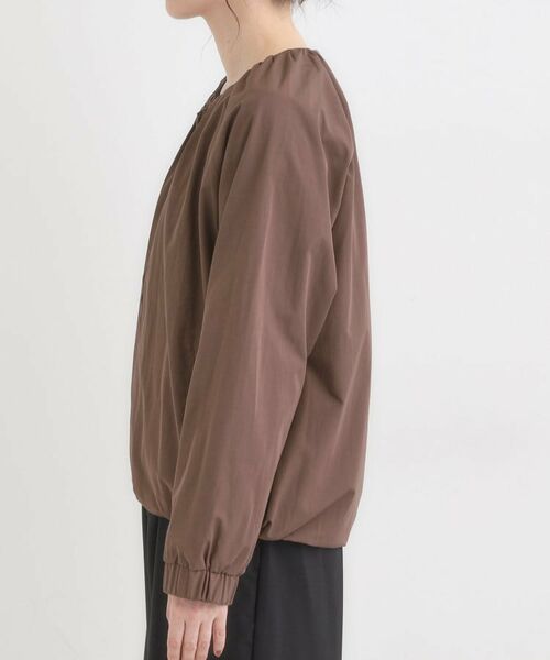 SHOO・LA・RUE / シューラルー レザーブルゾン・ジャケット | ノーカラータックデザインメモリーブルゾン | 詳細23