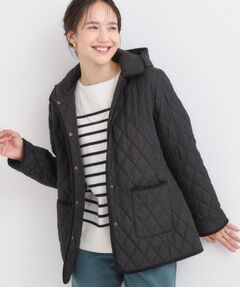 SHOO・LA・RUE / シューラルー その他アウター | 【撥水/フード取り外し可】サッと羽織れる ダイヤ柄キルトジャケット【CIRCRIC】