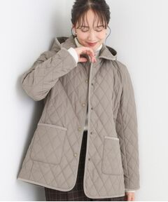 SHOO・LA・RUE / シューラルー その他アウター | 【撥水/フード取り外し可】サッと羽織れる ダイヤ柄キルトジャケット【CIRCRIC】