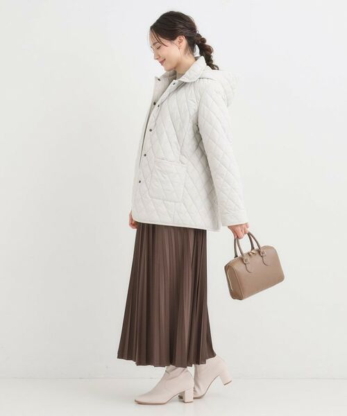 SHOO・LA・RUE / シューラルー その他アウター | 【撥水/フード取り外し可】サッと羽織れる ダイヤ柄キルトジャケット【CIRCRIC】 | 詳細12