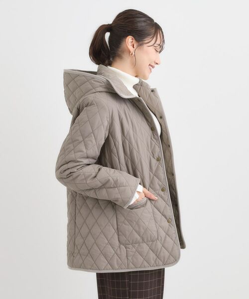 SHOO・LA・RUE / シューラルー その他アウター | 【撥水/フード取り外し可】サッと羽織れる ダイヤ柄キルトジャケット【CIRCRIC】 | 詳細16