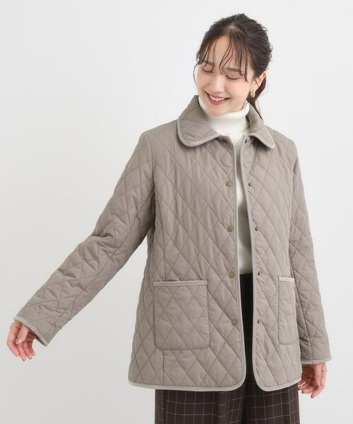 SHOO・LA・RUE / シューラルー その他アウター | 【撥水/フード取り外し可】サッと羽織れる ダイヤ柄キルトジャケット【CIRCRIC】 | 詳細17