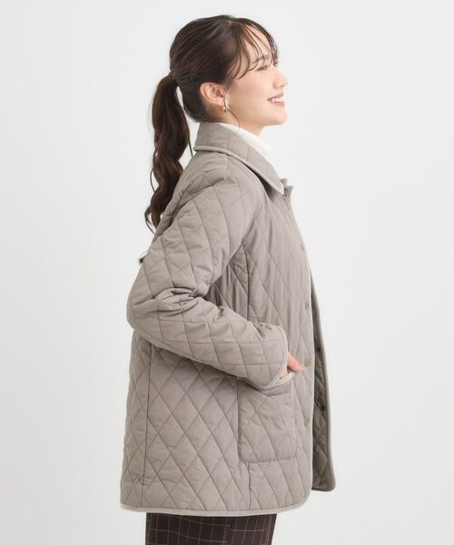 SHOO・LA・RUE / シューラルー その他アウター | 【撥水/フード取り外し可】サッと羽織れる ダイヤ柄キルトジャケット【CIRCRIC】 | 詳細18