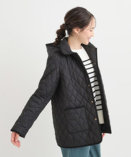 SHOO・LA・RUE / シューラルー その他アウター | 【撥水/フード取り外し可】サッと羽織れる ダイヤ柄キルトジャケット【CIRCRIC】 | 詳細2