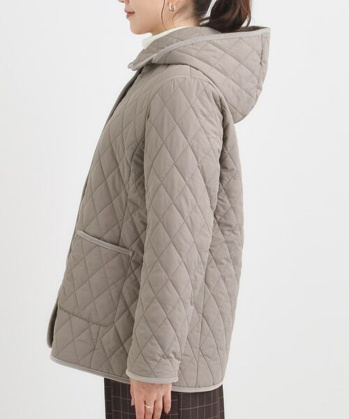 SHOO・LA・RUE / シューラルー その他アウター | 【撥水/フード取り外し可】サッと羽織れる ダイヤ柄キルトジャケット【CIRCRIC】 | 詳細23