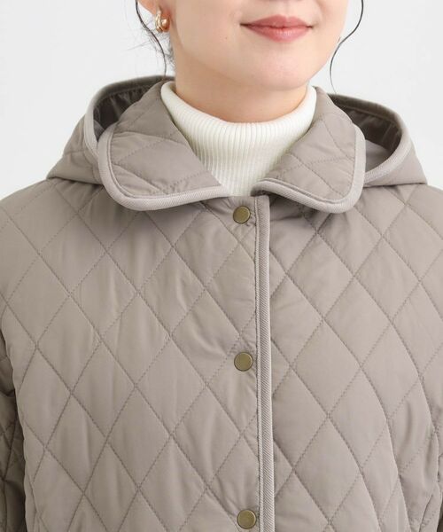 SHOO・LA・RUE / シューラルー その他アウター | 【撥水/フード取り外し可】サッと羽織れる ダイヤ柄キルトジャケット【CIRCRIC】 | 詳細25