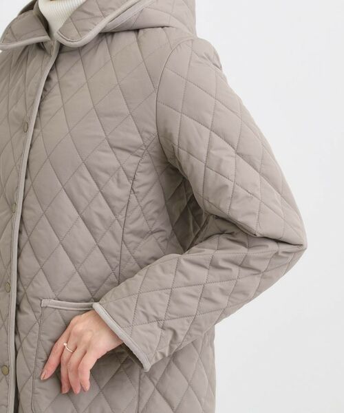 SHOO・LA・RUE / シューラルー その他アウター | 【撥水/フード取り外し可】サッと羽織れる ダイヤ柄キルトジャケット【CIRCRIC】 | 詳細26