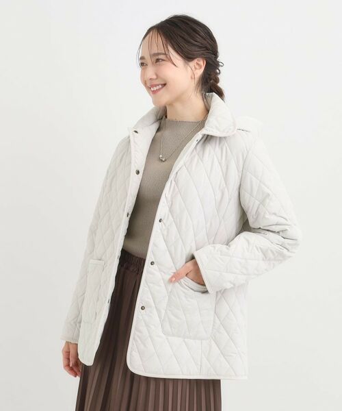 SHOO・LA・RUE / シューラルー その他アウター | 【撥水/フード取り外し可】サッと羽織れる ダイヤ柄キルトジャケット【CIRCRIC】 | 詳細8