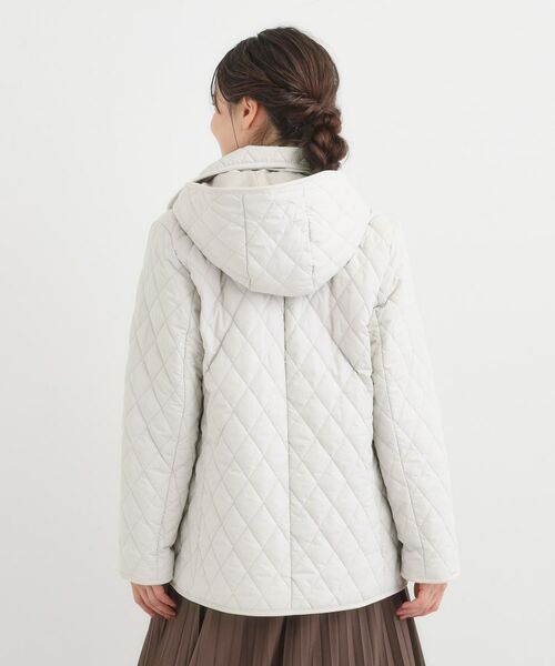 SHOO・LA・RUE / シューラルー その他アウター | 【撥水/フード取り外し可】サッと羽織れる ダイヤ柄キルトジャケット【CIRCRIC】 | 詳細9