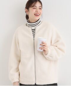 SHOO・LA・RUE / シューラルー レザーブルゾン・ジャケット | 【洗濯機可/S-LL】即サマになる ボアノーカラーブルゾン