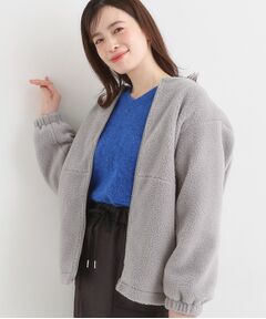 SHOO・LA・RUE / シューラルー レザーブルゾン・ジャケット | 【洗濯機可/S-LL】即サマになる ボアノーカラーブルゾン