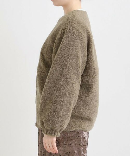 SHOO・LA・RUE / シューラルー レザーブルゾン・ジャケット | 【洗濯機可/S-LL】即サマになる ボアノーカラーブルゾン | 詳細18