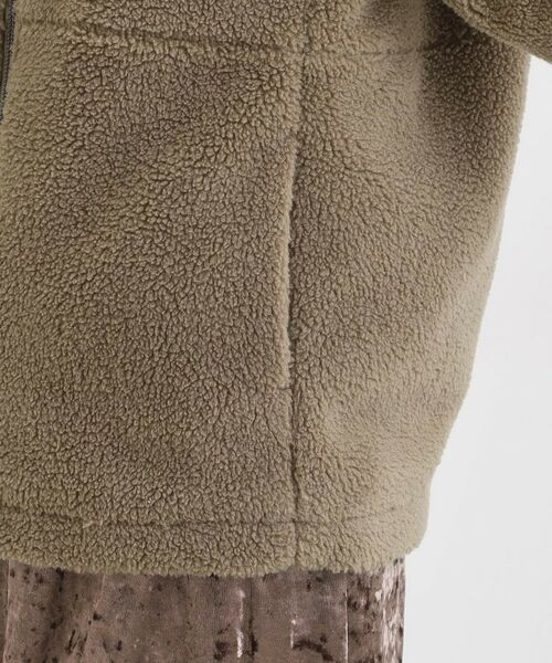 SHOO・LA・RUE / シューラルー レザーブルゾン・ジャケット | 【洗濯機可/S-LL】即サマになる ボアノーカラーブルゾン | 詳細23