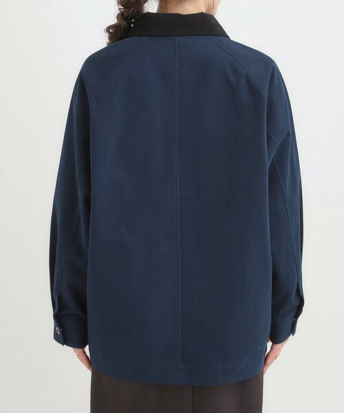 SHOO・LA・RUE / シューラルー ステンカラーコート | 【S-LL】オーバーシルエットでこなれ感 襟コール カバーオール | 詳細11