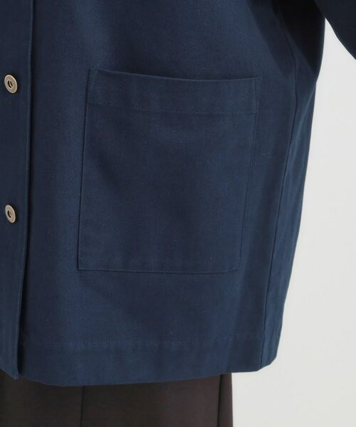 SHOO・LA・RUE / シューラルー ステンカラーコート | 【S-LL】オーバーシルエットでこなれ感 襟コール カバーオール | 詳細15