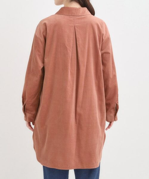 SHOO・LA・RUE / シューラルー チュニック | 【洗濯機可/S-LL】すっきり見えにこだわった コーデュロイチュニックワンピース | 詳細19