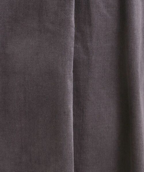 SHOO・LA・RUE / シューラルー チュニック | 【洗濯機可/S-LL】すっきり見えにこだわった コーデュロイチュニックワンピース | 詳細4