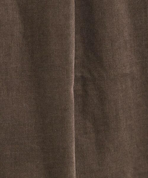 SHOO・LA・RUE / シューラルー チュニック | 【洗濯機可/S-LL】すっきり見えにこだわった コーデュロイチュニックワンピース | 詳細8