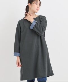 SHOO・LA・RUE / シューラルー チュニック | 身体のラインをきれいにカバー Aラインチュニックワンピース