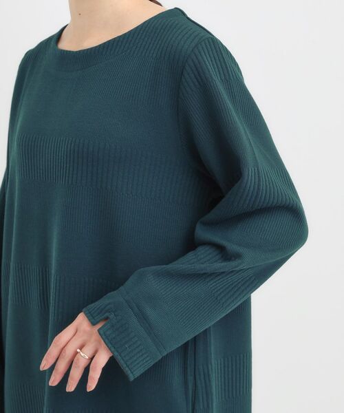 SHOO・LA・RUE / シューラルー チュニック | 身体のラインをきれいにカバー Aラインチュニックワンピース | 詳細18