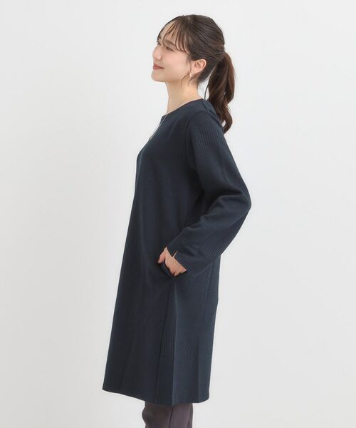 SHOO・LA・RUE / シューラルー チュニック | 身体のラインをきれいにカバー Aラインチュニックワンピース | 詳細6