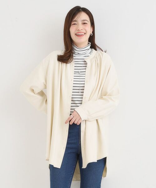 SHOO・LA・RUE / シューラルー チュニック | 【洗濯機可/S-LL】滑らかなタッチが心地よい マイクロコールチュニック | 詳細1