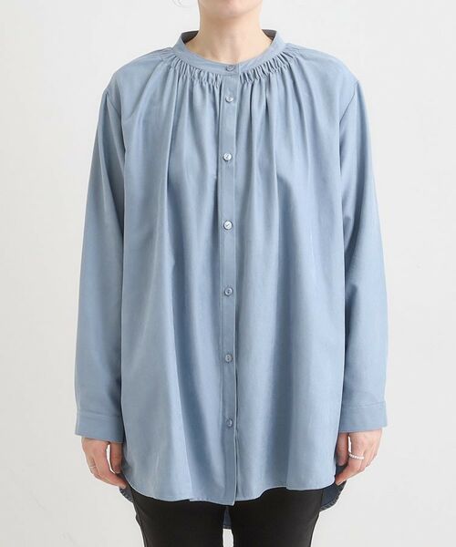 SHOO・LA・RUE / シューラルー チュニック | 【洗濯機可/S-LL】滑らかなタッチが心地よい マイクロコールチュニック | 詳細13