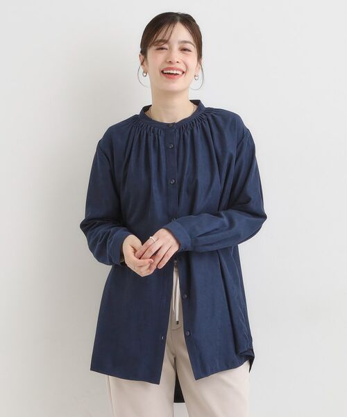 SHOO・LA・RUE / シューラルー チュニック | 【洗濯機可/S-LL】滑らかなタッチが心地よい マイクロコールチュニック | 詳細5