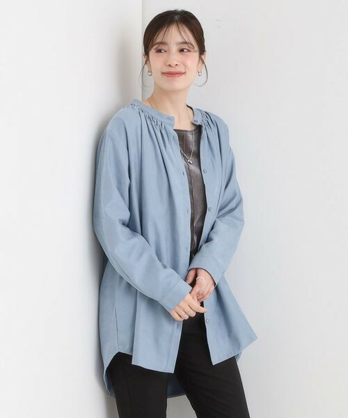 SHOO・LA・RUE / シューラルー チュニック | 【洗濯機可/S-LL】滑らかなタッチが心地よい マイクロコールチュニック | 詳細9