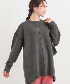 SHOO・LA・RUE / シューラルー チュニック | 【洗える/毛玉レス】チュニックニットワンピース