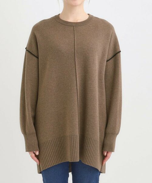 SHOO・LA・RUE / シューラルー チュニック | 【洗える/毛玉レス】チュニックニットワンピース | 詳細17